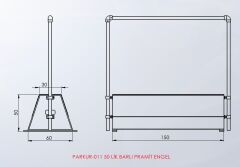 50 Lik Barlı Pramit Engel Detay Fotoğrafı