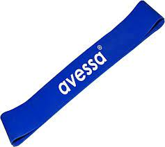 AVESSA LAB-300 LATEKS EGZERSİZ BANDI 5 CM MAVİ RENK SERT (500)