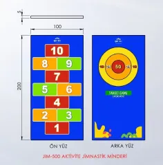 Aktivite Jimnastik Minderi Yan Görünüm