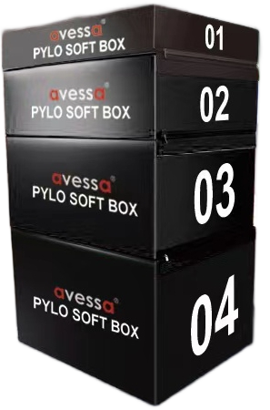 AVESSA SPB-100 SOFT PYLO BOX SET SİYAH 20-30-40-50 CM