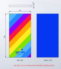Çocuk Jimnastik Minderi (Gökkuşağı)