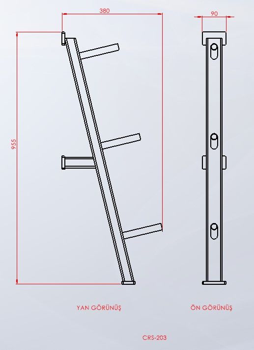 ASSA SPOR Duvar Tipi Ağırlık Depolama - Ağırlık Plakası Üretimi
