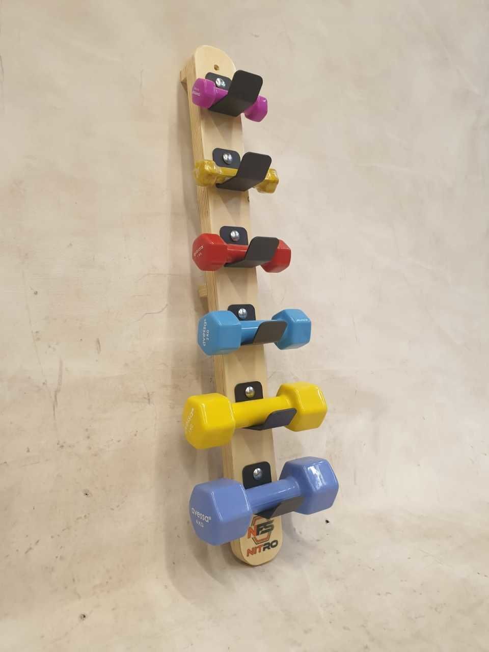 VİNLY DUMBEL STANDI AHŞAP