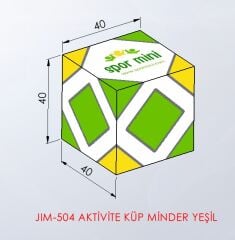 AKTİVİTE KÜP MİNDER YEŞİL