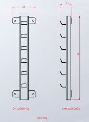 VİNLY DUMBEL STANDI METAL