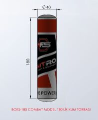 Combat Kum Torbası 180x45 cm – Profesyonel | Boks Salonu ve Spor Kulübü İçin Boks Ekipmanı