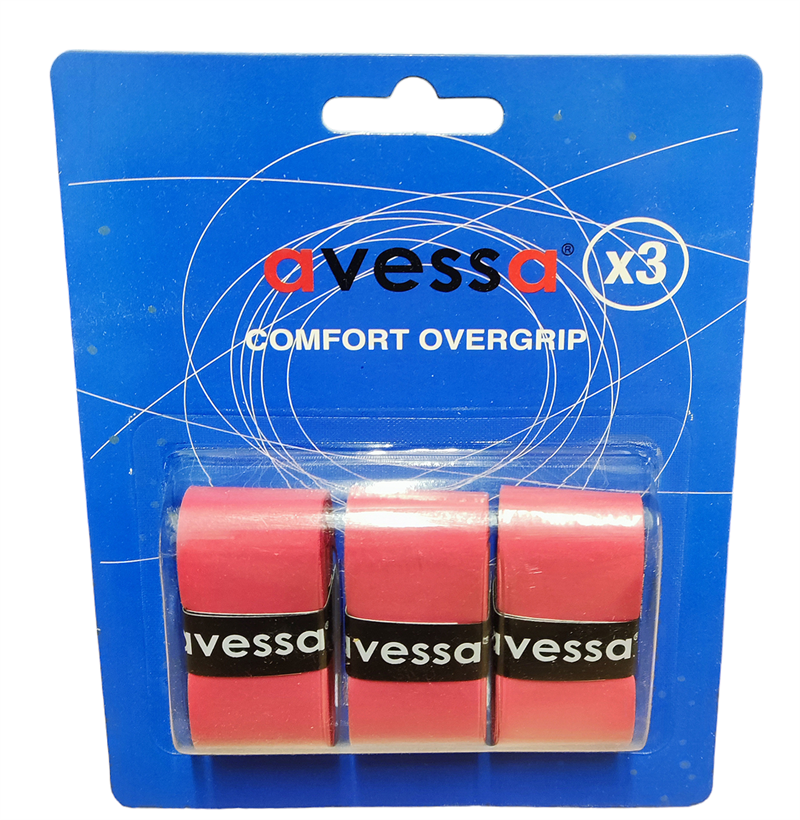 AVESSA OG-80 RED OVERGRİP KIRMIZI RENK 3'LÜ
