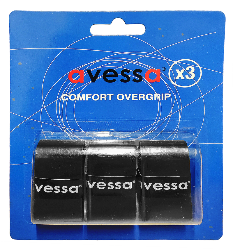 AVESSA OG-70 BLACK OVERGRİP SİYAH RENK 3'LÜ