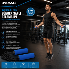 AVESSA JR-135 SÜNGER SAPLI ATLAMA İPİ
