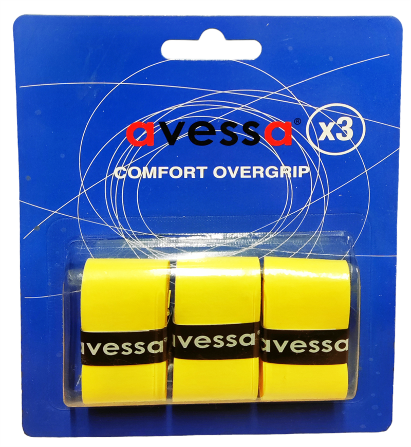 AVESSA OG-10 YELLOW OVERGRİP SARI RENK 3'LÜ
