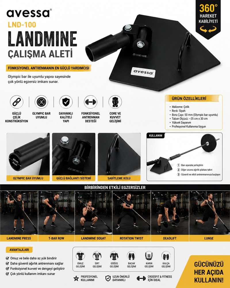 AVESSA LND-100 LANDMİNE ÇALIŞMA ALETİ