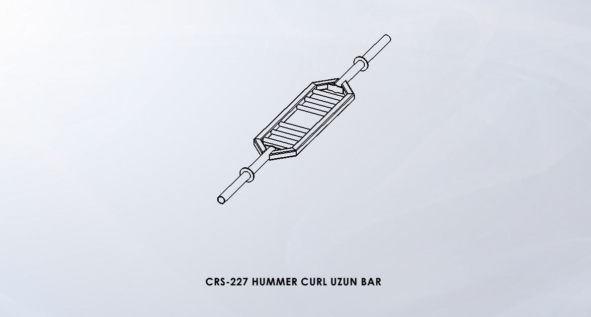 ASSA SPOR Hummer Curl Uzun Bar - Spor Ekipmanı Üretimi