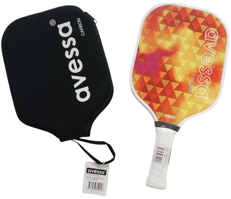 AVESSA PKL-510 CARBON PICKLEPADDLE RAKET ÇANTALI KIRMIZI-SARI