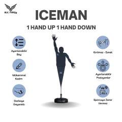 ICEMAN Antrenman Mankeni (1 adet/7-9 Yaş ) 1 Hand Up 1 Hand Down 47 cm