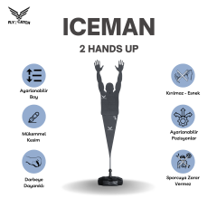 ICEMAN Antrenman Mankeni (1 adet/7-9 Yaş ) 2 Hands Up 64 cm