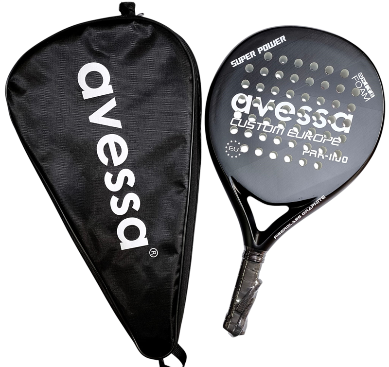 AVESSA PRK-1100 FİBERGLASS BEACH PADDLE RAKET ÇANTALI SİYAH