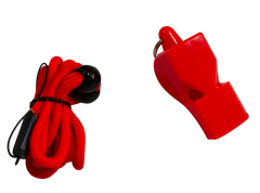 AVESSA DK-10-RED İPLİ DÜDÜK KIRMIZI RENK