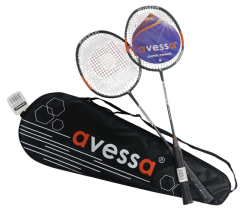 AVESSA BST-710 BADMİNTON RAKET SET KOYU GRİ