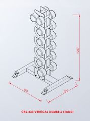 VERTİCAL DUMBELL STANDI