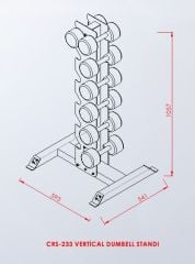 Vertical Dumbell Standı Detay Fotoğrafı