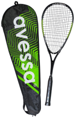 AVESSA SRK-350 CARBON-ALEMİNYUM SQUASH RAKET SİYAH-SARI