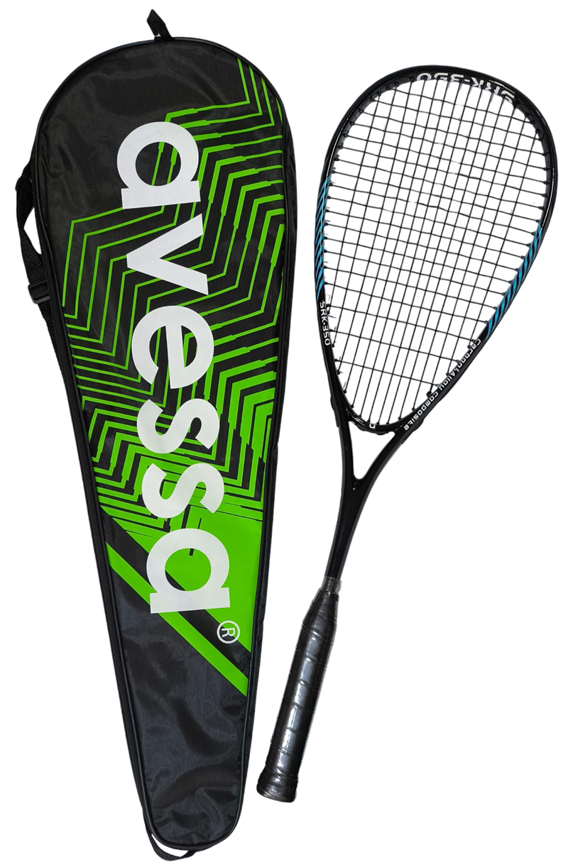 AVESSA SRK-250 CARBON-ALEMİNYUM SQUASH RAKET SİYAH-MAVİ