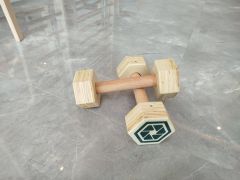 WOOD DUMBELL