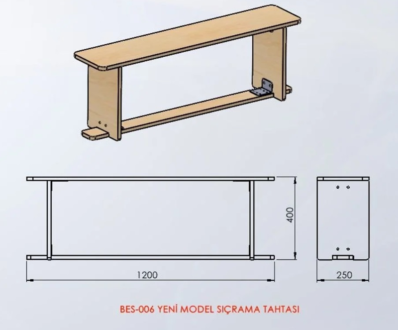KR-BES-006 YENİ MODEL SIÇRAMA TAHTASI