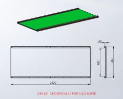 CROSSFİT KIZAK PİSTİ 1x2,5 METRE