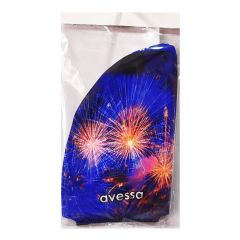 Avessa Dijital Baskılı Mavi Desenli Bez Bone BB10-6