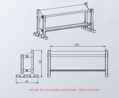 ASSA SPOR İki Katlı Dambıl Ve Kettlebell Depolama Rafı - Dambıl Üretimi