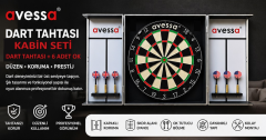 AVESSA KABİN-100 ALEMİNYUM KABİN + DART 100 + 6 OK SET