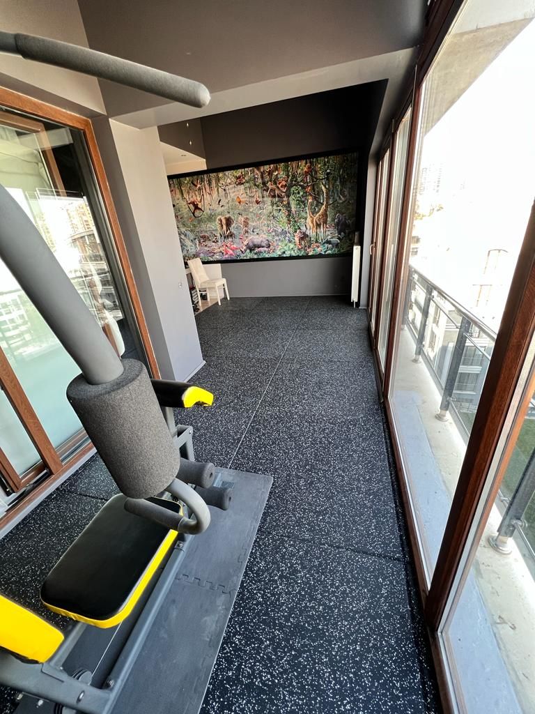 SPOR ZEMİN KAUÇUK PANEL BENEKLİ