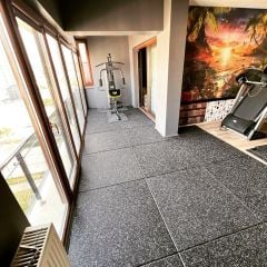 SPOR ZEMİN KAUÇUK PANEL BENEKLİ