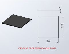 Spor Zemin Kauçuk Panel Spor Salonu Kullanımı