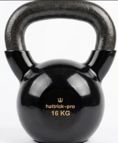 HATTRİCK KTB16 KETTLEBELL PVC KIRMIZI 16 KG