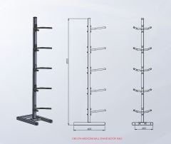 Medicine Ball Stand Büyük Tekli Yan Görünüm