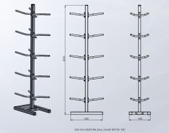 MEDİCİNE BALL STAND BÜYÜK İKİLİ