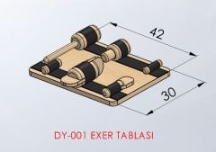 El Ve Bilek Çalıştırma Exer Tablası Yan Görünüm