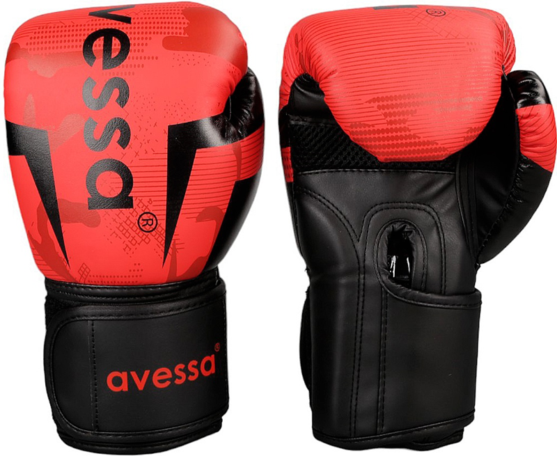 AVESSA RİNG-310-RED BOKS ELDİVENİ 10 OZ KIRMIZI