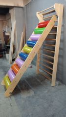 Renkli Basamak Tırmanma Oyun Merdiveni Detay Fotoğrafı