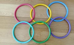 Aktivite Oyun Halkaları 6'Lı Detay Fotoğrafı