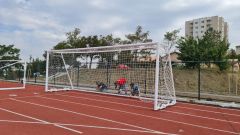 Nizami Alüminyum Futbol Kalesi Tekerlekli Farklı Açı Görünümü