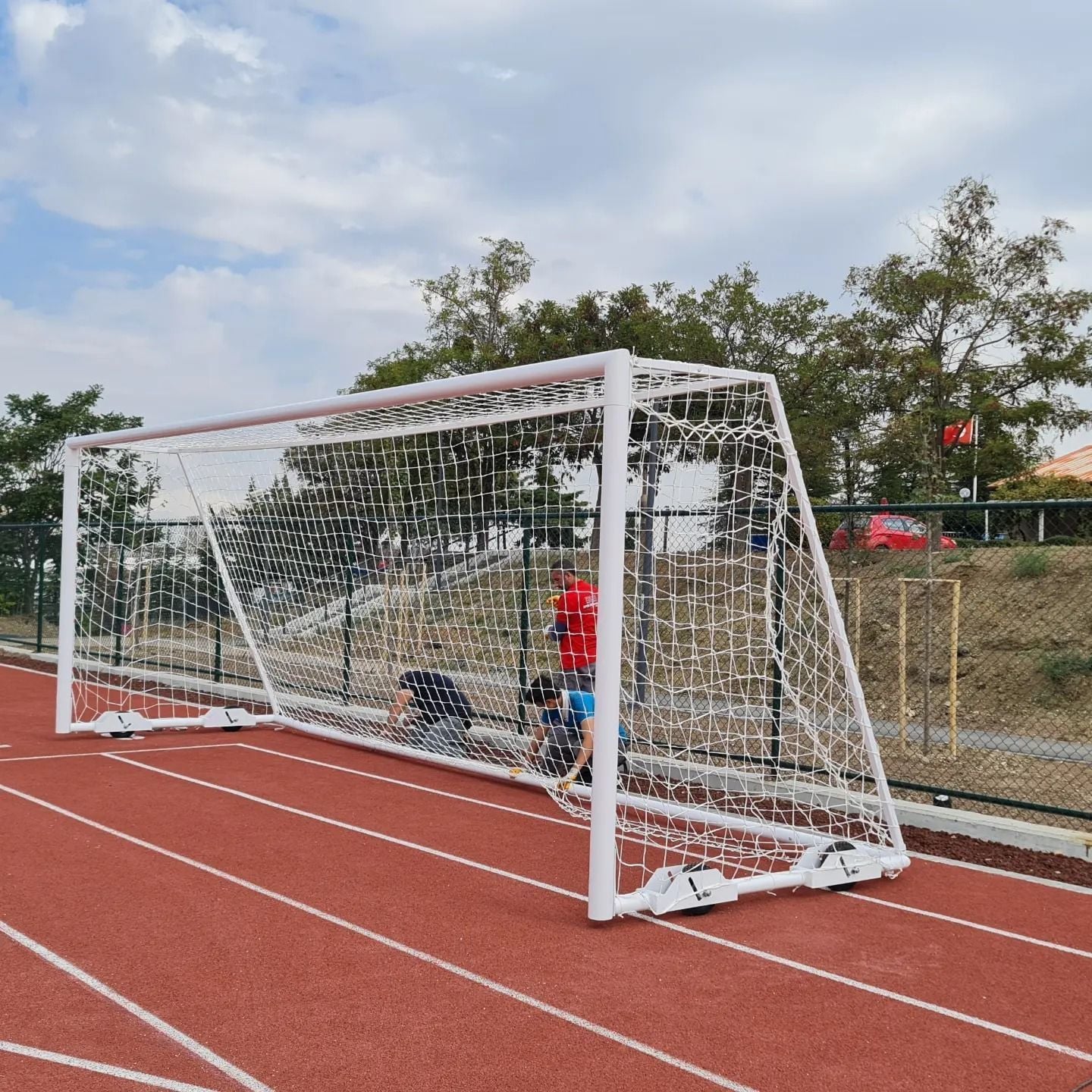 ASSA SPOR Nizami Alüminyum Futbol Kalesi Tekerlekli - Futbol Kalesi Üretimi