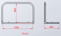 MİNİ FUTBOL KALESİ 80*120 CM (ÇİFT)