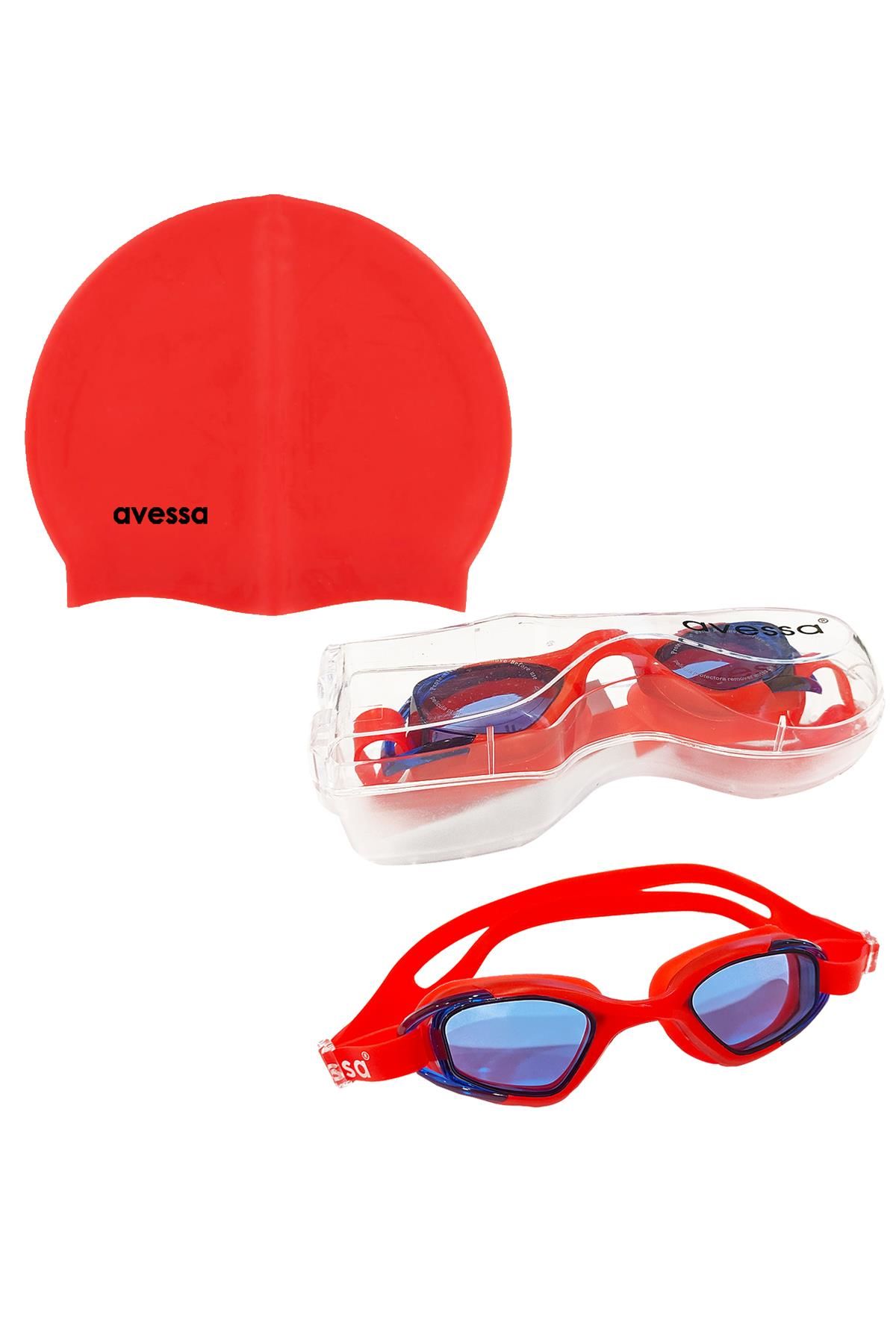ASSA SPOR Avessa 2Li Yetişkin Havuz Seti Kırmızı Gs3-Sc401 - Spor Ekipmanı Üretimi