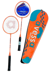 AVESSA BST-300 BADMİNTON RAKET SET TURUNCU