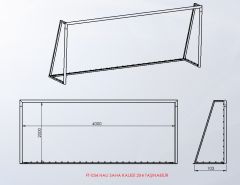ASSA SPOR Halı Saha Kalesi 2X4 Taşınabilir - Spor Ekipmanı Üretimi