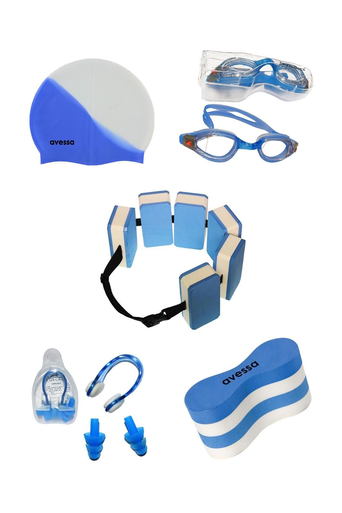 ASSA SPOR Avessa 6Lı Havuz Seti Mavi - Spor Ekipmanı Üretimi