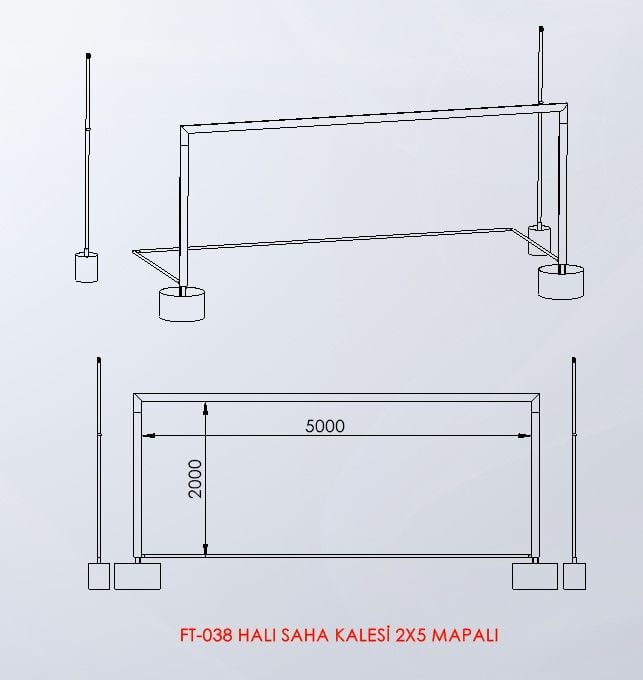 HALI SAHA KALESİ 2X5 MAPALI